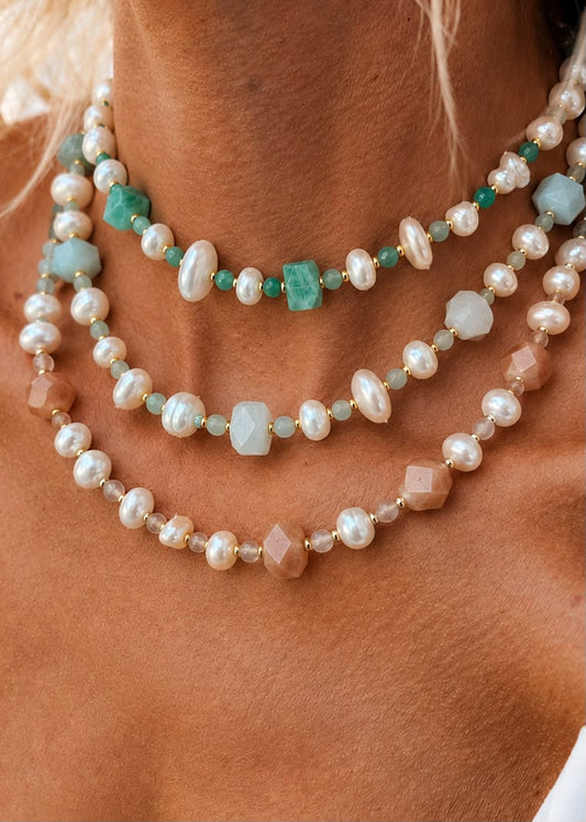 Layered necklace set